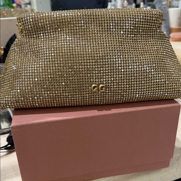 Cult Gaia gold crystal clutch - Picture 1 of 4